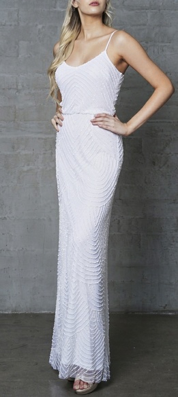001 Dresses & Skirts - New beaded fitted evening formal gown